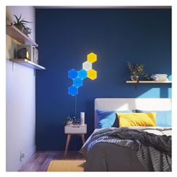 Nanoleaf Shapes Hexagons Smarter Διακοσμητικό Φωτιστικό με Φωτισμό RGB Hexagon LED Πολύχρωμο