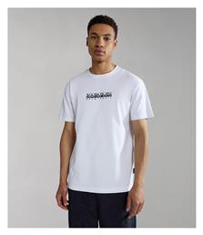 Napapijri Ανδρικό T-shirt Κοντομάνικο Λευκό