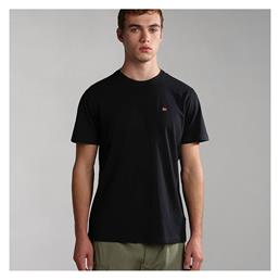 Napapijri Ανδρικό T-shirt Μαύρο με Λογότυπο NP0A4H8D041
