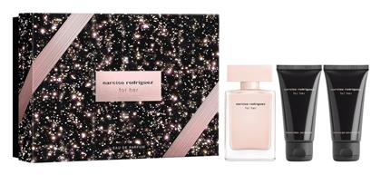 Narciso Rodriguez For Her Γυναικείο Σετ με Eau de Parfum και Shower Gel 3τμχ