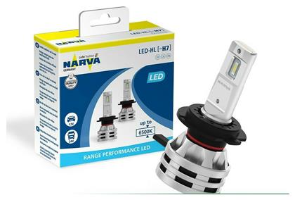 Narva Λάμπες Αυτοκινήτου Range Performance H7 LED 6500K Ψυχρό Λευκό 12-24V 24W 2τμχ από το Saveltrade