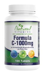 Natural Vitamins Vitamin C Βιταμίνη 1000mg 1τμχ