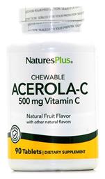 Nature's Plus Acerola-C Βιταμίνη 500mg 90 ταμπλέτες