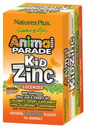 Nature's Plus Animal Parade KidZinc 90 μασώμενες ταμπλέτες