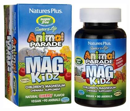 Nature's Plus Animal Parade Mag Kidz 90 μασώμενες ταμπλέτες