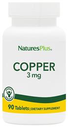 Nature's Plus Copper 3 mg 90 ταμπλέτες