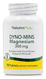 Nature's Plus Dyno-mins 300mg 90 ταμπλέτες Μαγνήσιο