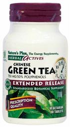 Nature's Plus Herbal Actives Green Tea Extended Release Πράσινο Τσάι 30 ταμπλέτες