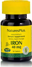 Nature's Plus Iron 40mg 90 ταμπλέτες
