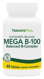 Nature's Plus Mega B-100 Βιταμίνη 100mg 60 ταμπλέτες