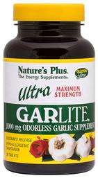 Nature's Plus Ultra Garlite Σκόρδο 90 ταμπλέτες