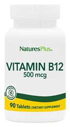 Nature's Plus Vitamin B12 Βιταμίνη 500mcg 90 ταμπλέτες