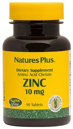 Nature's Plus Zinc 10mg 90 ταμπλέτες