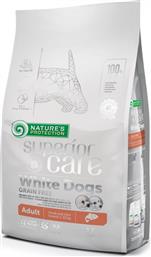 Nature's Protection Superior Care White Dogs Grain Free Salmon Adult Small & Mini Breed 1.5kg