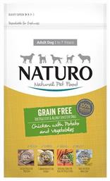 Naturo Adult Dog Chicken with Potato & Vegetables 2kg Ξηρά Τροφή χωρίς Σιτηρά για Ενήλικους Σκύλους με Κοτόπουλο και Λαχανικά