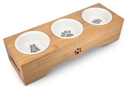 Navaris Raised Pet Bowls Stand Κεραμικό Μπολ Φαγητού & Νερού 130ml