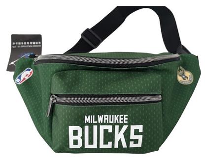 NBA Παιδικό Τσαντάκι Μέσης Πράσινο 32x15εκ. MILWAUKEE BUCKS