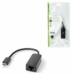 Nedis CCGP64952BK02 USB-C Αντάπτορας Δικτύου για Ενσύρματη σύνδεση Gigabit Ethernet