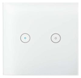 Nedis Χωνευτός Διακόπτης Τοίχου Αφής Wi-Fi Φωτισμού με Πλαίσιο