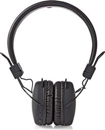 Nedis HPBT1100 Ασύρματα/Ενσύρματα On Ear Ακουστικά με 6 ώρες Λειτουργίας Μαύρα