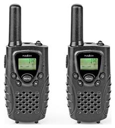 Nedis WLTK0800BK Walkie Talkie με Μονόχρωμη Οθόνη Σετ 2τμχ