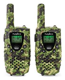 Nedis WLTK0810BK Ασύρματος Πομποδέκτης PMR με Μονόχρωμη Οθόνη Σετ 2τμχ Camo Green