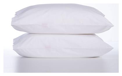 Nef-Nef Homeware Basic Σετ Μαξιλαροθήκες με Φάσα 52x72εκ. 200 White