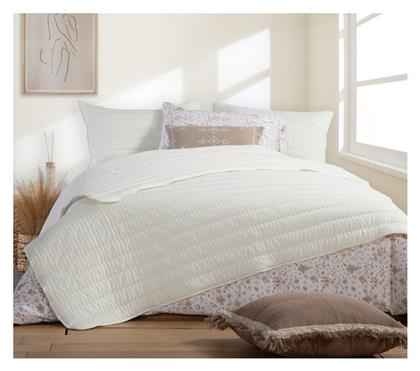 Nef-Nef Homeware Colorfull Κουβερλί Υπέρδιπλο Microfiber Beige 230x240cm