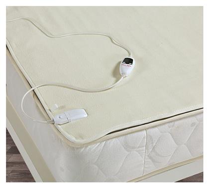 Nef-Nef Homeware Διπλό Ηλεκτρικό Υπόστρωμα Πλενόμενο Λευκό 120W 140x160εκ. από το CozyCotton