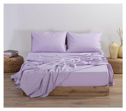 Nef-Nef Homeware Ημίδιπλο 120x200+30εκ. με Λάστιχο Basic 1159 Lavender