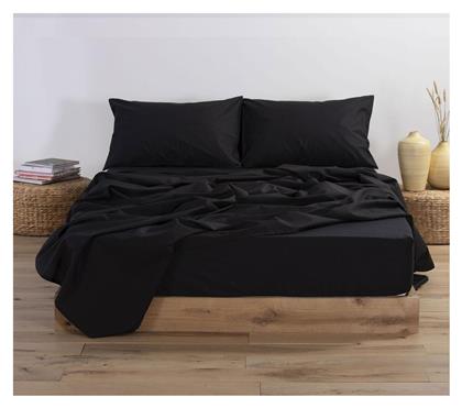 Nef-Nef Homeware Υπέρδιπλο 160x200+30εκ. με Λάστιχο Basic 1136-Black