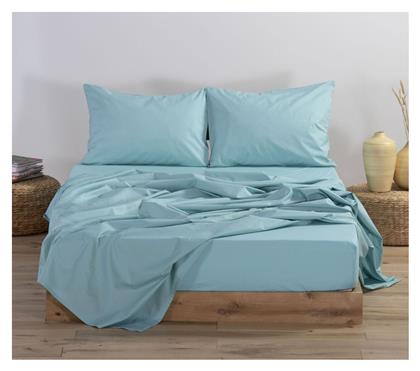 Nef-Nef Homeware Υπέρδιπλο 160x200+30εκ. με Λάστιχο Basic 728 Aqua