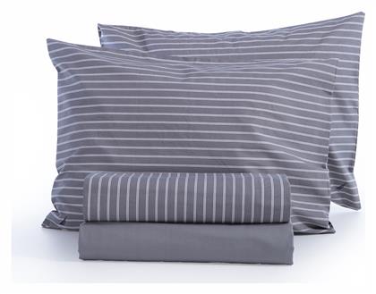 Nef-Nef Homeware Υπέρδιπλο 160x200+35εκ. με Λάστιχο Nautica Grey