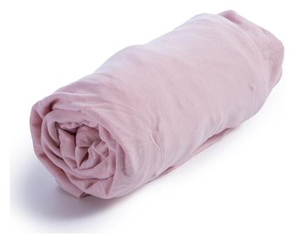 Nef-Nef Homeware Jersey Βρεφικό Σεντόνι Κούνιας Φανελένιο με Λάστιχο Ροζ 70x140εκ.