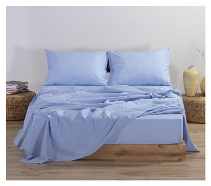 Nef-Nef Homeware King Size 180x200+35εκ. με Λάστιχο Basic Sky από το Spitishop