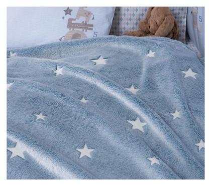 Nef-Nef Homeware Κουβέρτα Κούνιας Interstellar Denim Fleece Μπλε Denim 110x150εκ.
