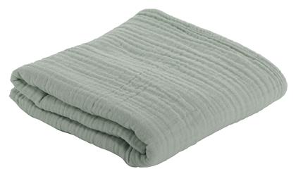 Nef-Nef Homeware Κουβέρτα Κούνιας Whisper Βαμβακερή Πράσινη 110x150εκ.