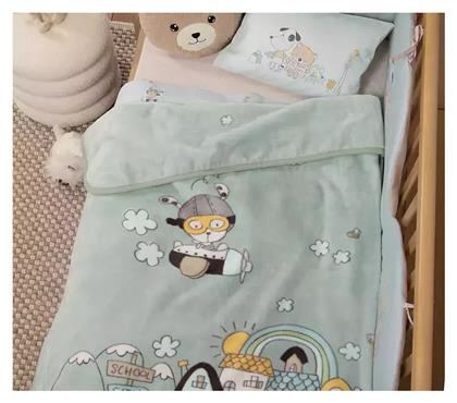 Nef-Nef Homeware Κουβέρτα Misty Blue Βελουτέ