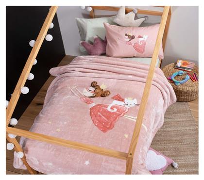 Nef-Nef Homeware Κουβέρτα Princess At Home 160x220εκ. Ροζ από το CozyCotton