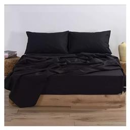 Nef-Nef Homeware Μονό 100x200+30εκ. με Λάστιχο Basic 1136-Black