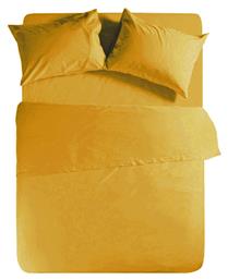 Nef-Nef Homeware Μονό 100x200+30εκ. με Λάστιχο Basic 1153 Yellow