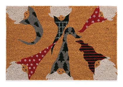 Nef-Nef Homeware Πατάκι Εισόδου από Κοκοφοίνικα Dwarfs Fellowship Μπεζ 40x60εκ. Μπεζ