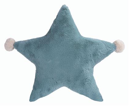 Nef-Nef Homeware Παιδικό Διακοσμητικό Μαξιλάρι Baby Star Τιρκουάζ Μ45xΥ45εκ.