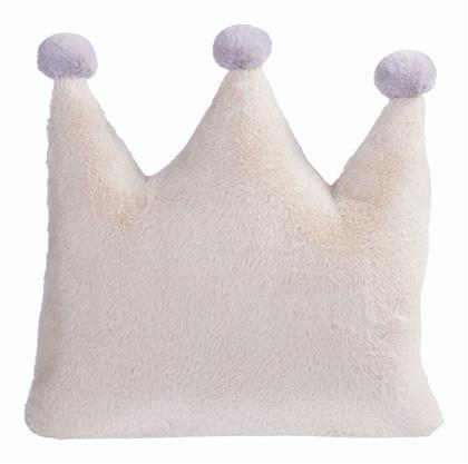 Nef-Nef Homeware Παιδικό Διακοσμητικό Μαξιλάρι Crown Εκρού Μ40xΥ40εκ.