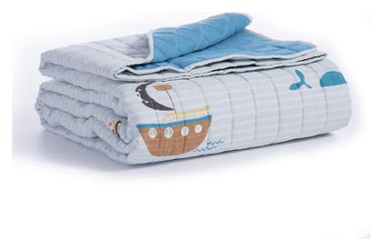 Nef-Nef Homeware Παιδικό Κουβερλί Ημίδιπλο Party On Island Aqua 180x240εκ.