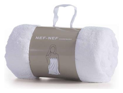 Nef-Nef Homeware Πετσέτα Σώματος Sandy 80x146εκ. Λευκή Βάρους 400gr/m²
