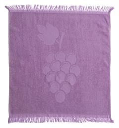 Nef-Nef Homeware Ποτηρόπανο από 100% Βαμβάκι σε Μωβ Χρώμα 50x50cm