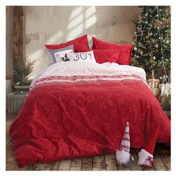 Nef-Nef Homeware Σετ Υπέρδιπλη 240x230 Χριστουγεννιάτικη Straight To Christmas Red