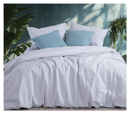 Nef-Nef Homeware Σετ Υπέρδιπλο 4τμχ 160x200+35εκ. με Λάστιχο Μπλε