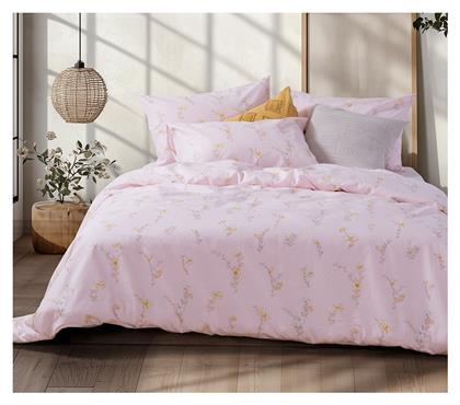 Nef-Nef Homeware Σετ Υπέρδιπλο 4τμχ 160x200+35εκ. με Λάστιχο Ροζ